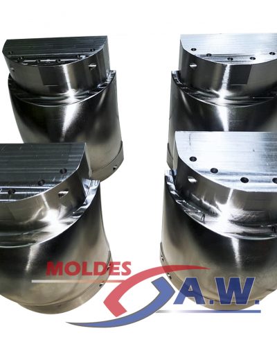 Moldes industrial para inyección de plástico.
