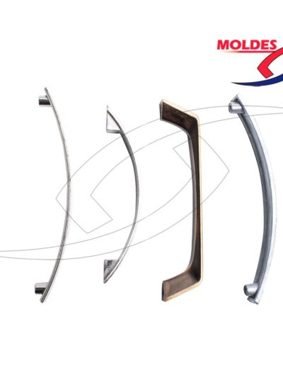 jaladeras para muebles inyectadas en zamak - aluminio