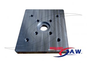 Molde industrial para inyección de plástico.