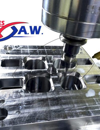 Molde industrial para inyección de plástico. Industrial inje