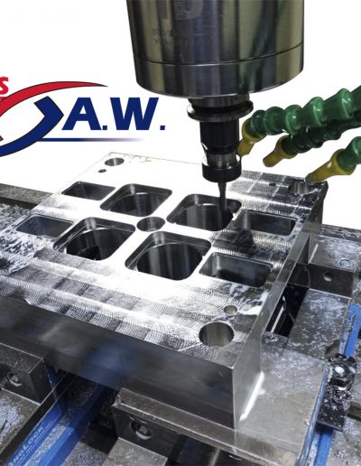 Maquinado CNC molde para inyección de plástico