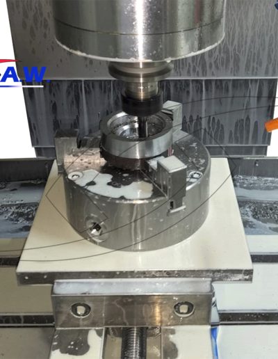 Maquinado cnc de parte de molde de inyección