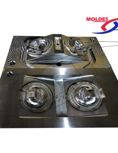 Molde zamak-aluminio de 2 cavidades de Moldes AW
