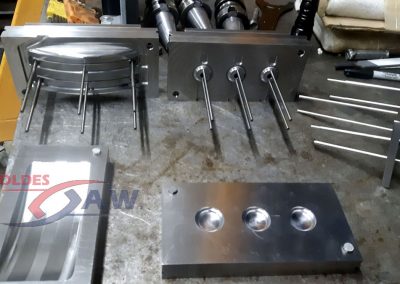 Moldes para inyección de zamak-aluminio