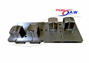 parte de molde de inyección de zamak de moldes aw